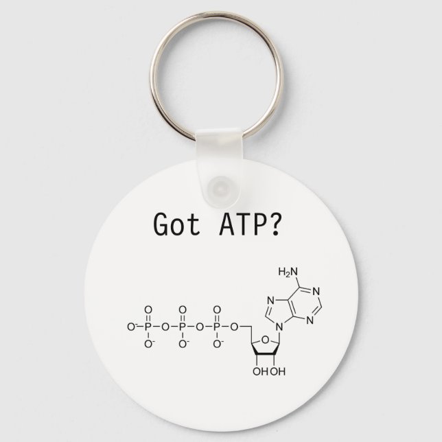 Got ATP? Keychain (Front)