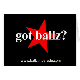Got Ballz? Greeting Card