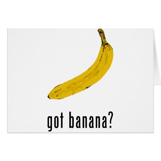 Got Banana? Cards (Front Horizontal)