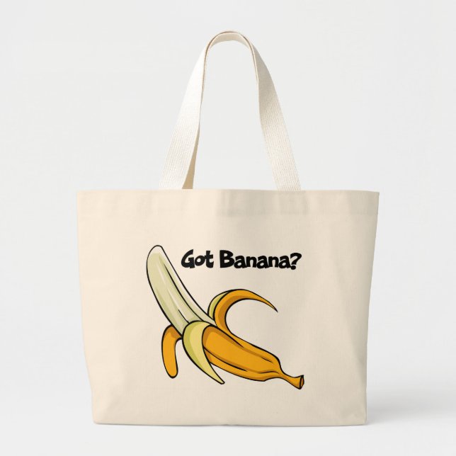 Got Banana Large Tote Bag (Front)