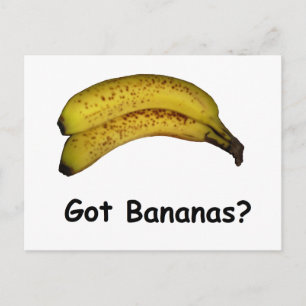 Got Bananas Postcard