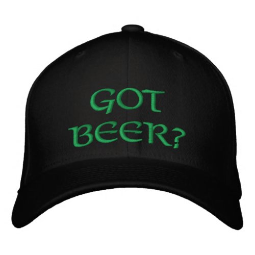 Got Beer Embroidered St Pats Cap