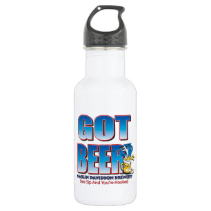Got Beer Marlin Davidsons Stainless Steel Water Bottle