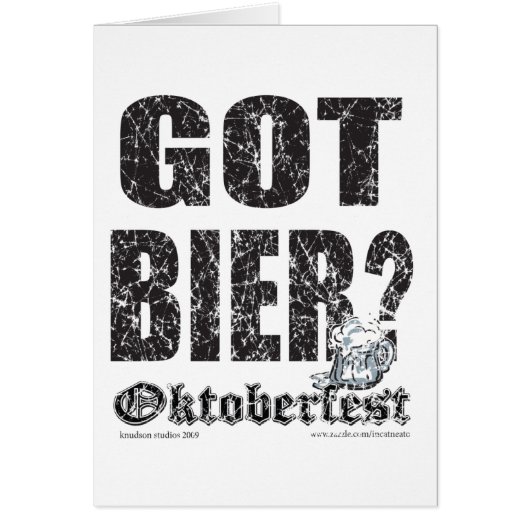 Got Beer Oktoberfest Cards (Front)