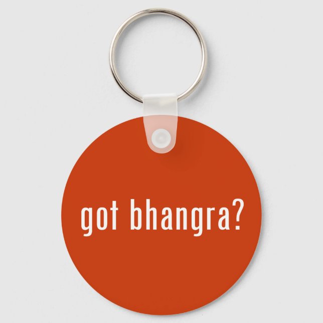 got bhangra? keychain (Front)