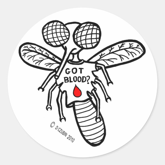 Got Blood? Classic Round Sticker (Front)