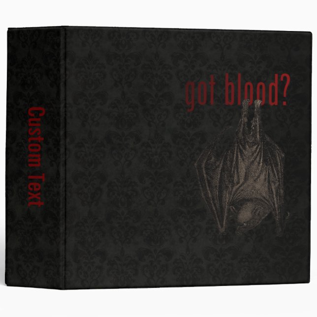 Got Blood? Custom 2" Binder (Front/Spine)