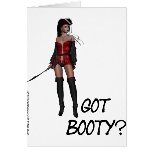 Got Booty? Cards (Front)