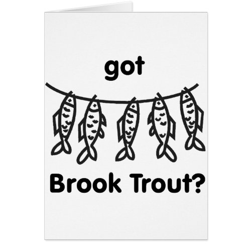 got brook trout