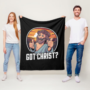 Got Buddy a Christ Christmas Jesus Religious  Fleece Blanket