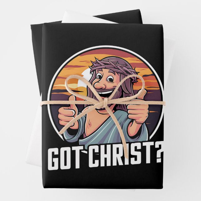 Got Buddy a Christ Christmas Jesus Religious  Wrapping Paper Sheets (In situ)