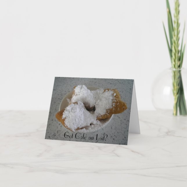 Got Cafe au Lait note card (Front)