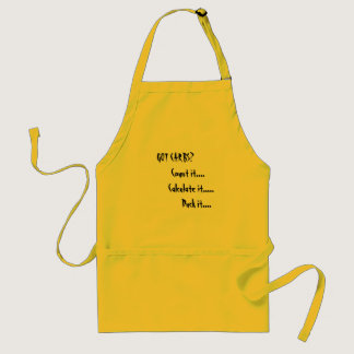 GOT CARBS?            Count it....             ... Adult Apron