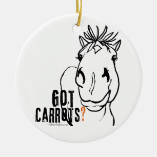Got Carrots? Ceramic Ornament