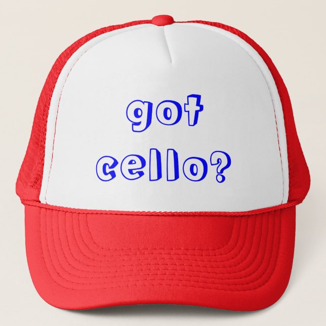 got cello trucker hat (Front)