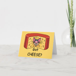 Got Cheese? notecards