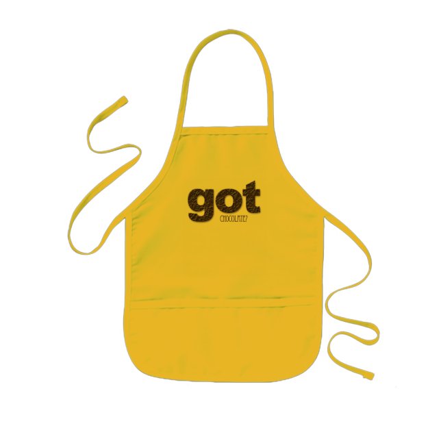 got chocolate? kids apron (Front)