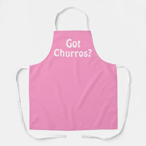 Got Churros Pink Baking Apron