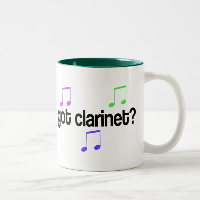 Got Clarinet Two-Tone Coffee Mug (Right)