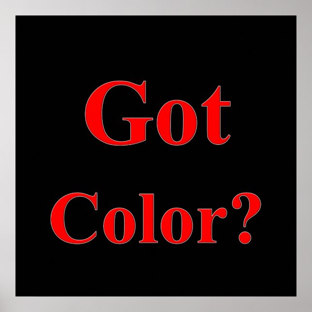 Got Color Poster Matte (Front)