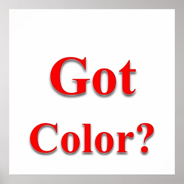 Got Color Poster Matte (Front)