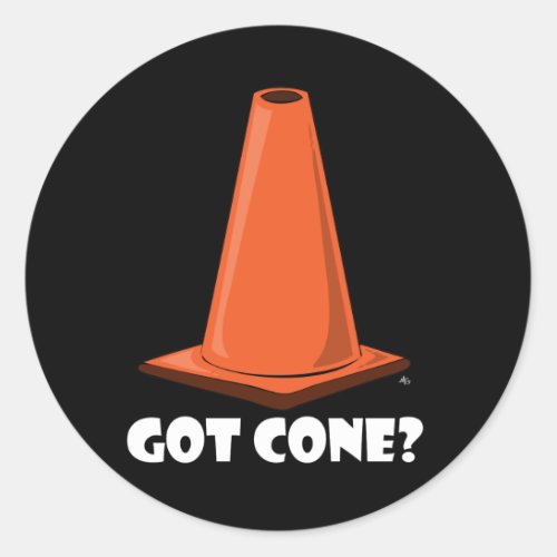 GOT CONE 1t Classic Round Sticker