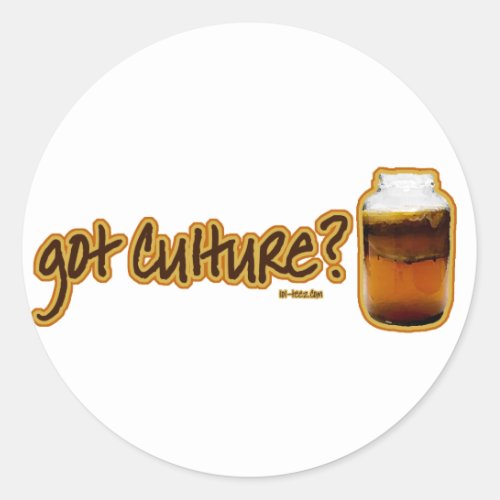 Got Culture Kombucha Classic Round Sticker