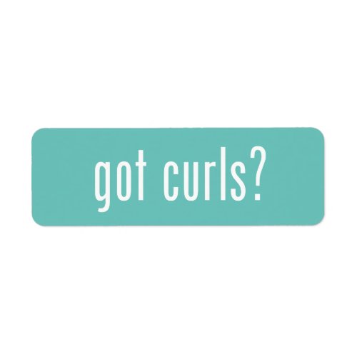 Got Curls Label