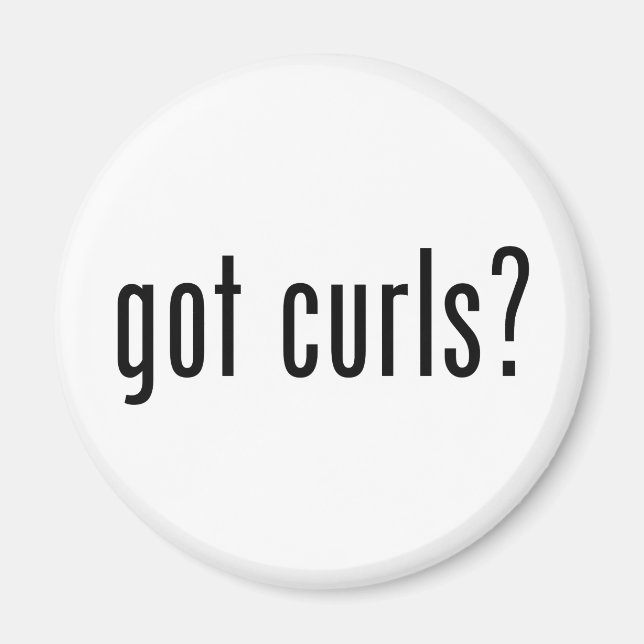 Got Curls? Magnet (Front)