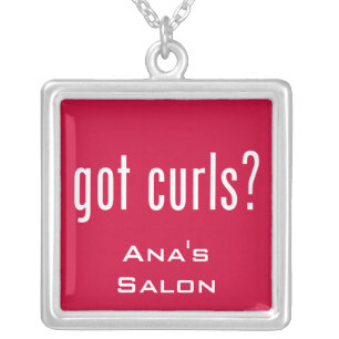 Got Curls? Silver Plated Necklace