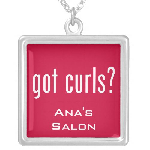 Got Curls Silver Plated Necklace