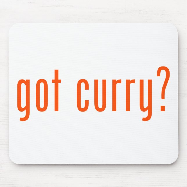 got curry? mouse pad (Front)