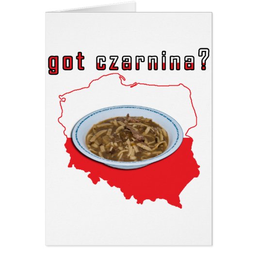 Got Czarnina Polish Map Cards (Front)