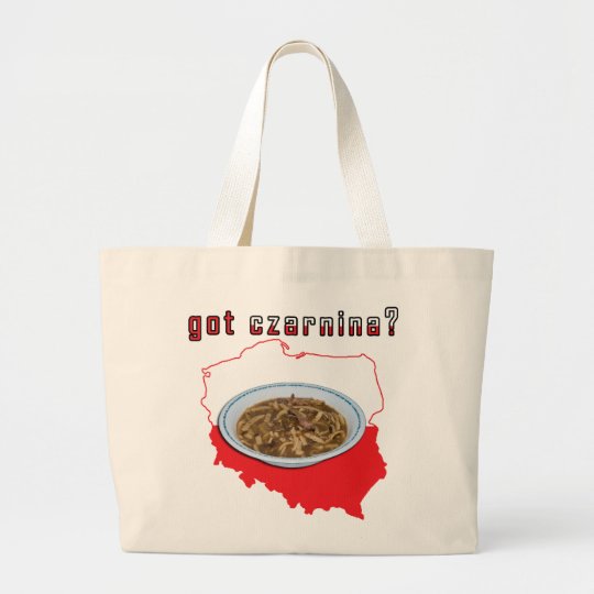 Got Czarnina Polish Map Large Tote Bag