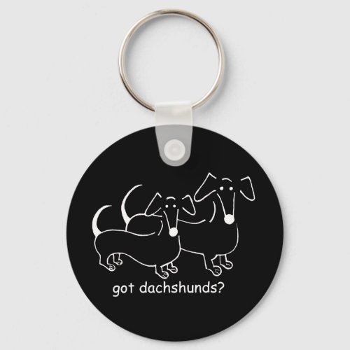 got dachshunds 2 keychain