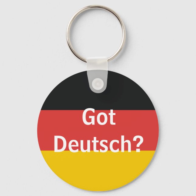 Got Deutsch? Keychain (Front)