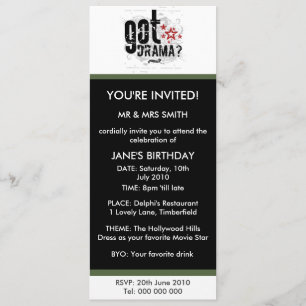 Got Drama? Invitation