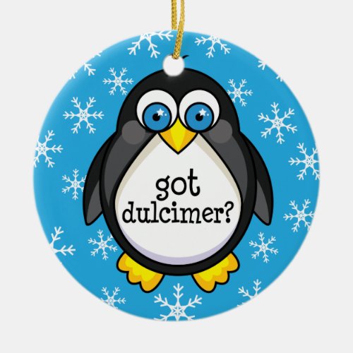 Got Dulcimer Funny Ornament