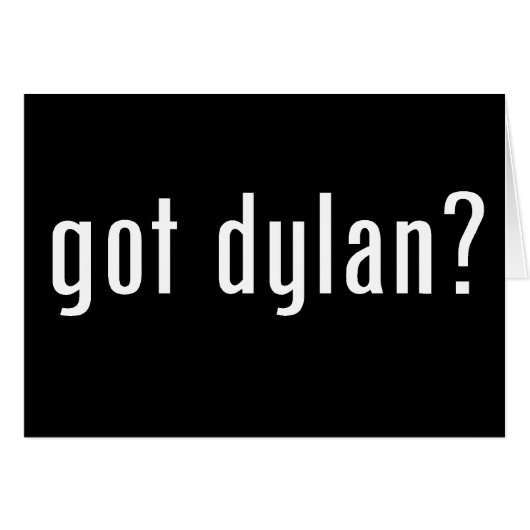 got dylan? cards (Front Horizontal)