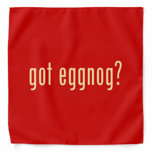 got eggnog? bandana