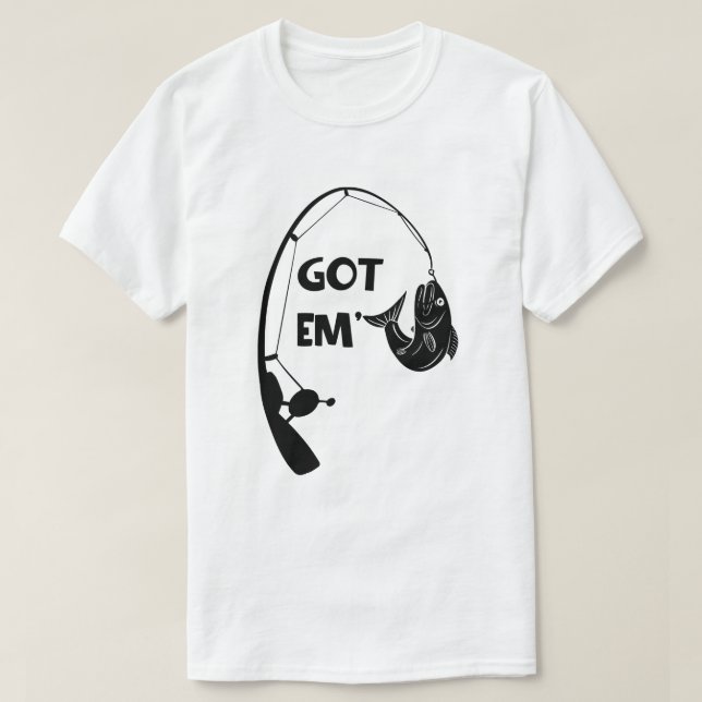 Got Em' Fishing Men's T-Shirt (Design Front)