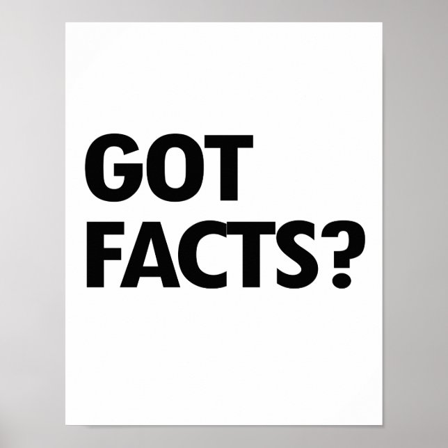 GOT FACTS - - Pro-Science - Poster (Front)