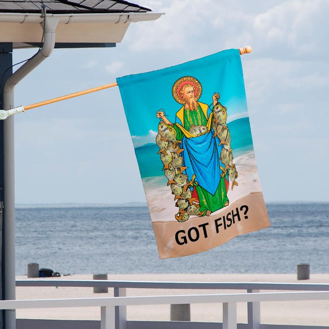 Got Fish? (St. Andrew) House Flag (Creator Uploaded)