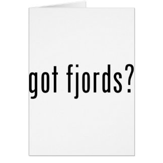 got fjords? cards