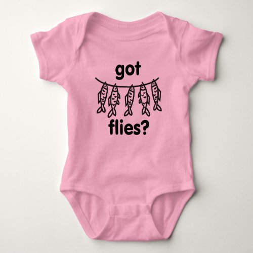 got flies baby bodysuit