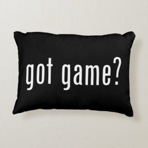 got game? accent pillow