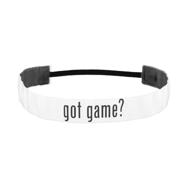 got game? athletic headband (Front)