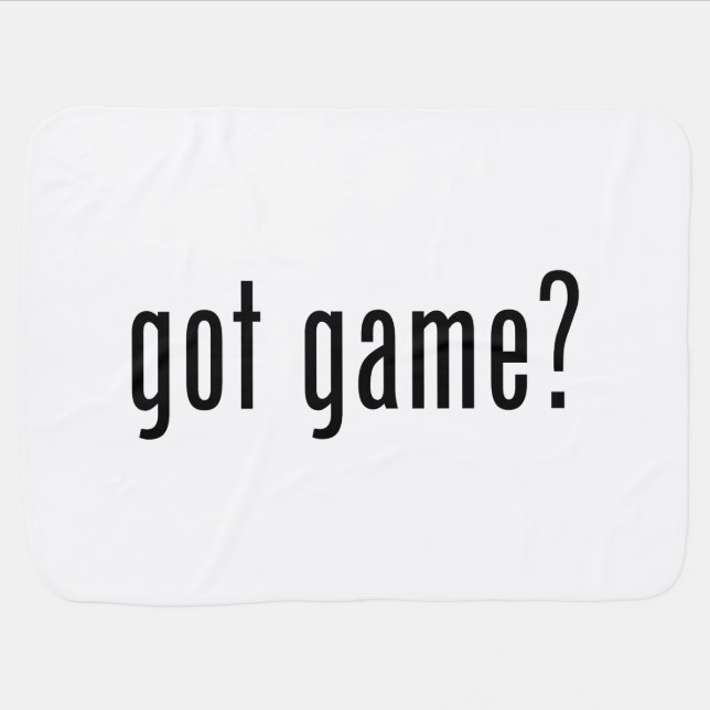 got game? baby blanket (Horizontal)