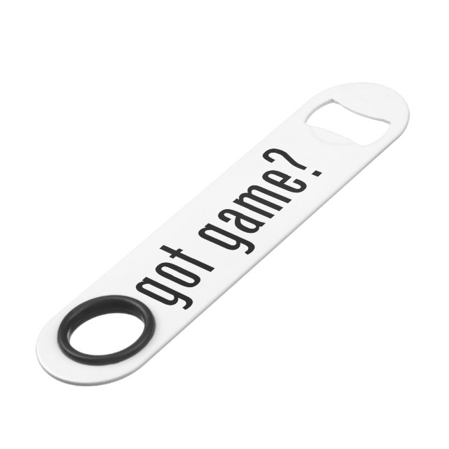 got game? bar key (Back Angled)