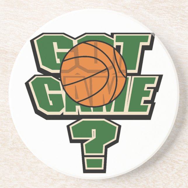 Got Game Basketball Coasters (Front)
